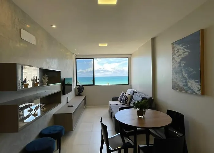 Apartamento Novo, Vista Mar, Area Nobre De Maceio.